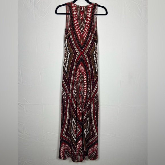 London Times Maxi Dress Tribal Boho - size 4 - Picture 5 of 9